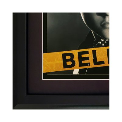 Justin Bieber "Believe" Framed Record with Black Mat