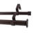 Isaias Steel Adjustable Double Curtain Rod-943039143-943039140