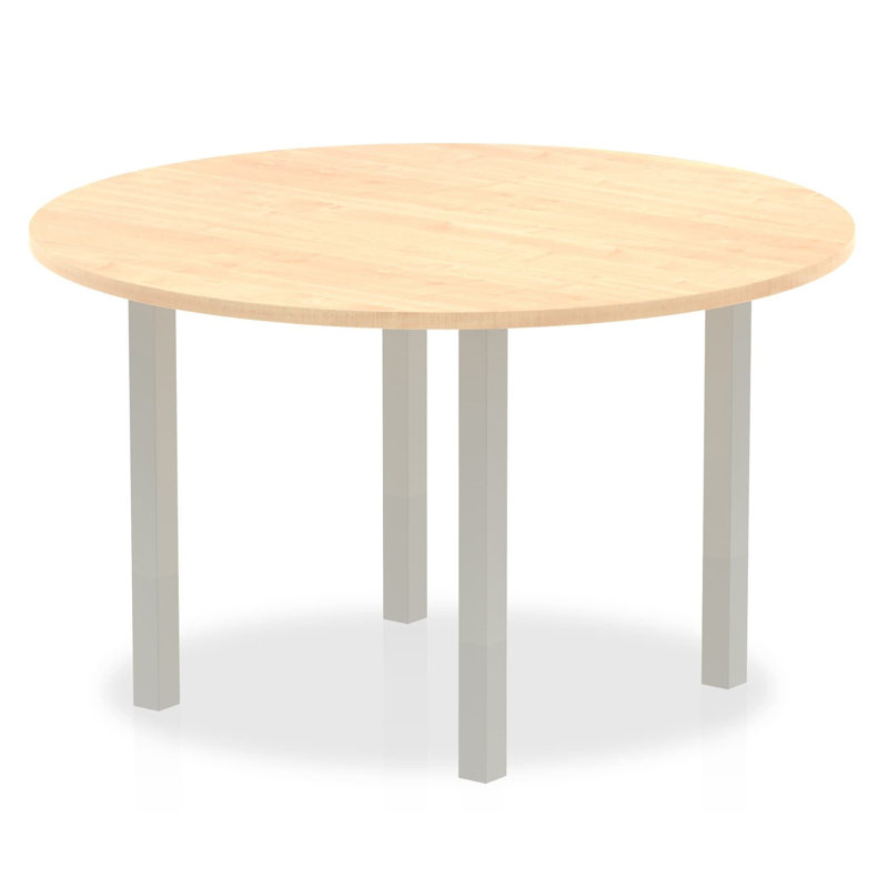 Kyvan 120cm Circle Conference Table, Maple