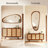Asymmetrical Wood Framed Accent Wall Mirror-1414601651-1416182758