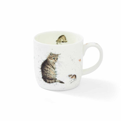 Cat and Mouse Mug (Cat), 11 Oz