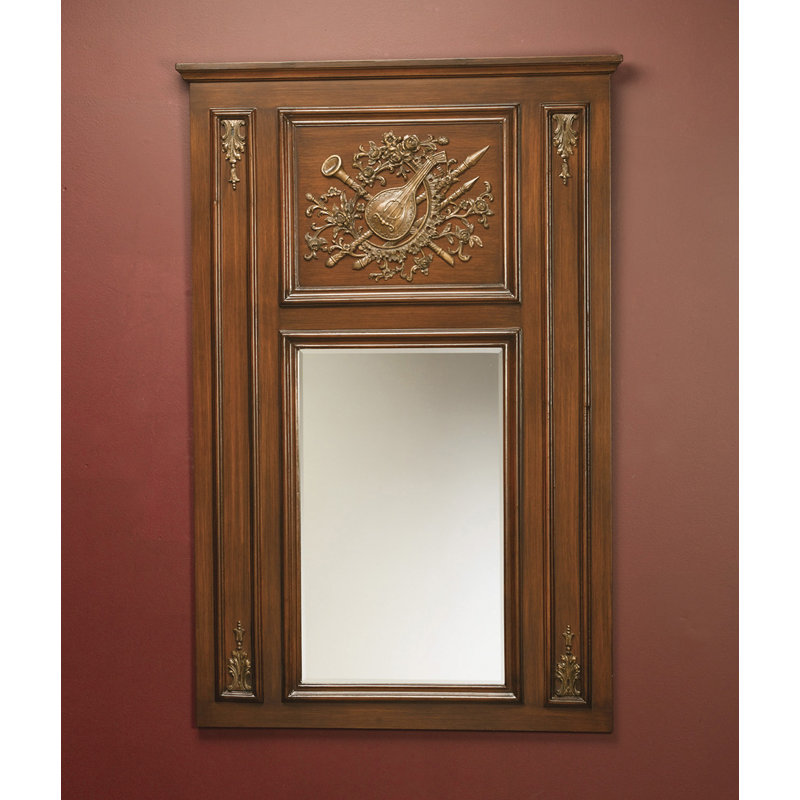 Miroir d'appoint Folkston Trumeau, Noyer