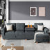 Bergvin Upholstered Sofa Sectional with Cup Holder and Storage