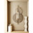 Cream-Colored Three-Dimensional Ironwork Wall Decoration With Lights-677339285