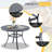 4 - Person Patio Dining Set with Round Table-694948220-694948222