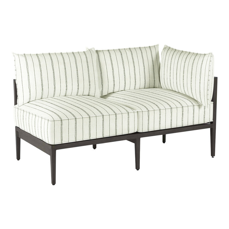 Santa Barbara Aluminum Raf, Welt, Dove Sunbrella® Linen, Standard Plus