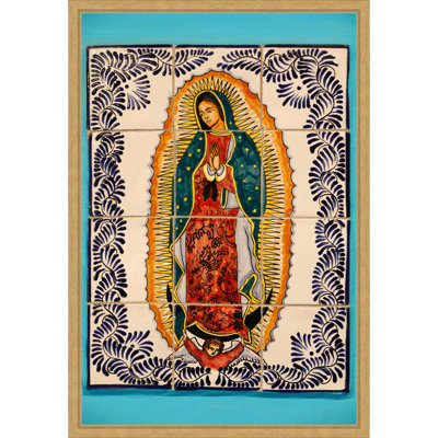 Vierge de Guadalupe, art mural encadré, Quito