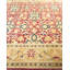 Tapis traditionnel noué à la main de conception unique 7 pi 10 po x 9 pi 10 po Vivy Mogul