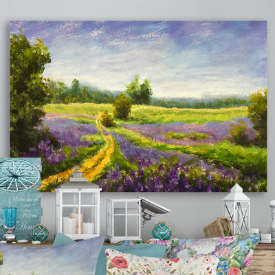 " Lavender Path In Italy "