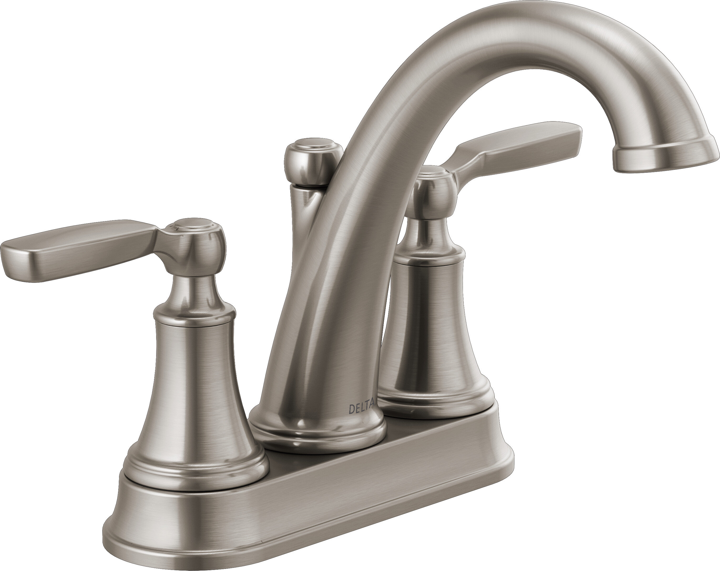 Set of selling 2 Delta Ashlyn 4 in. Centerset 2-Handle Bathroom Faucet Stainless Steel