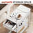 Reggis 24'' End Table with Power Outlets & USB, Side Table with Drawer and 2 Shelves, Farmhouse Side Table for Small Spaces, End Table With Drawer For Living Room, Bedroom-1338182133