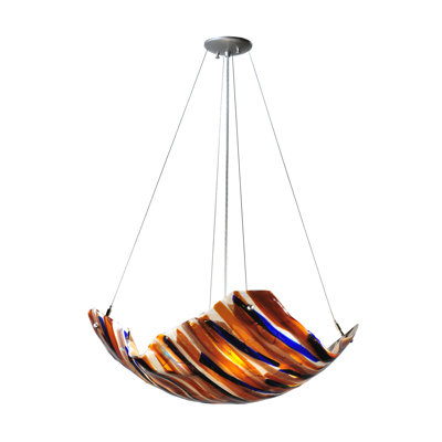 Metro Fusion 4 - Light Glass Chandelier