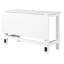White Rectangular Drop Leaf Dining Table, Style, Suitable For 4 In Room Table With Leaf, Design, Seats Kitchen Or
