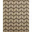 Beige Geometric Chevron Modern Area Rug 8x10