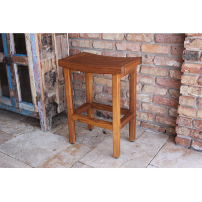 Patented 24" Tall Sumba Teak Counter Stool