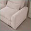 Canapés modulaires, 114,5 po moderne en L avec rangement pour repose-pieds réversible, ports USB | Beige | Chenille-1589680522