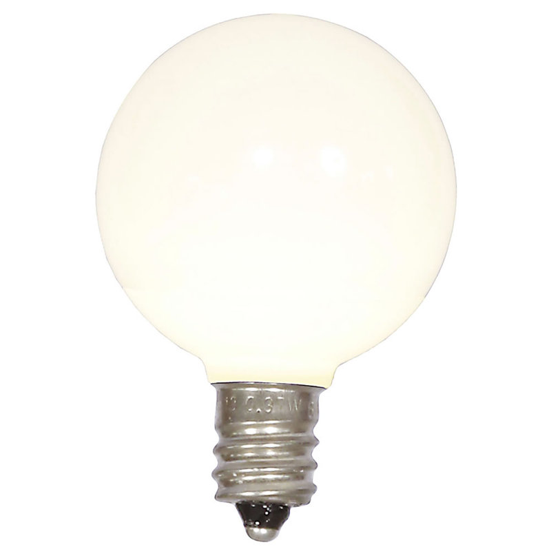 Vickerman G40 Warm White Ceramic LED Replacement Bulb, Package Of 25