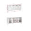 Crédence 4 tablettes Baroda-489470225