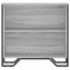 vidaXL Bookcase Engineered wood, Metal-1768641660-1768641635