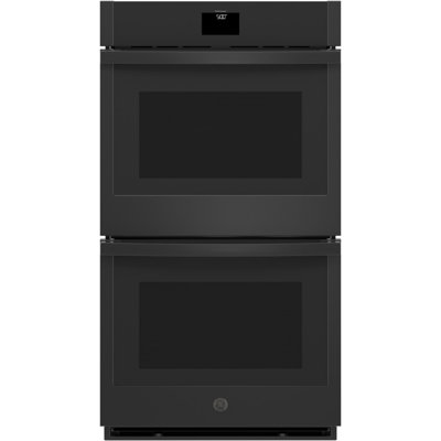 27"" Smart Built-In Convection Double Wall Oven with No Preheat Air Fry -  GE, JKD5000DVBB