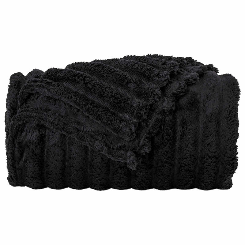 5.1-42 Throw Blanket, Black, 240cm x 220cm