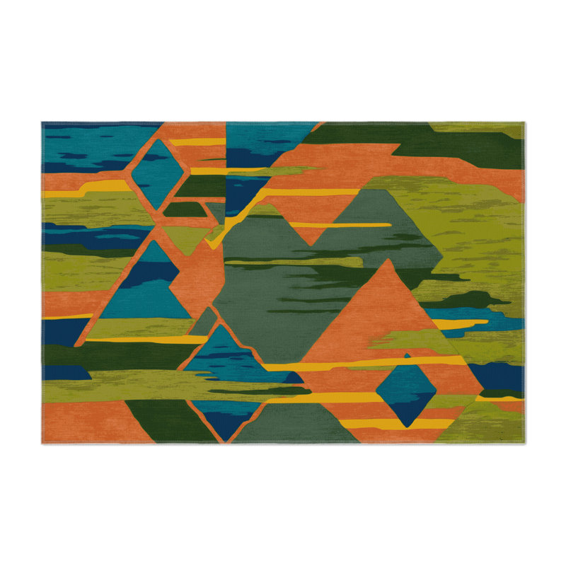 Sunkissed Horizon Indoor And Outdoor Area Rug, Rectangle 5' x 7'