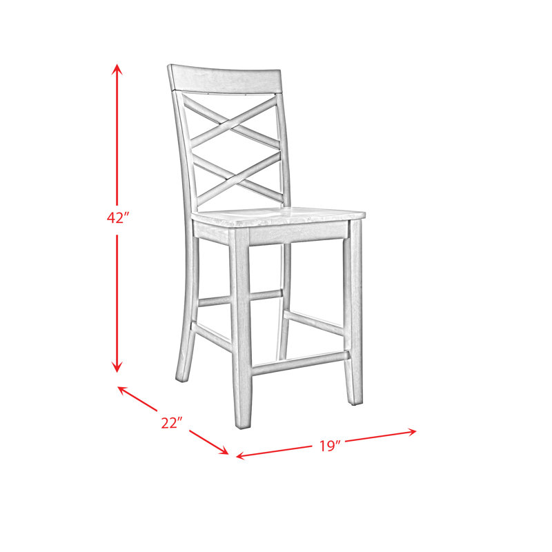 Berrian Trestle Dining Set, Brown