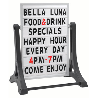 Rocker Double Sided Sidewalk Sign
