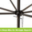 Parasol de marché inclinable 90 'Amaral-213007552