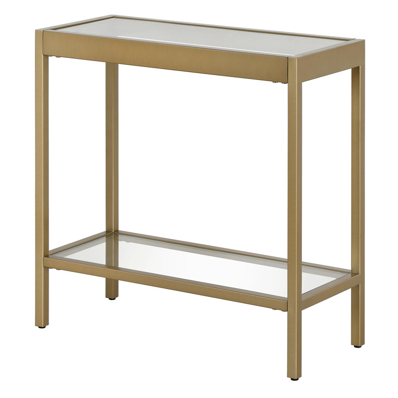 Alexis End Table, Brass