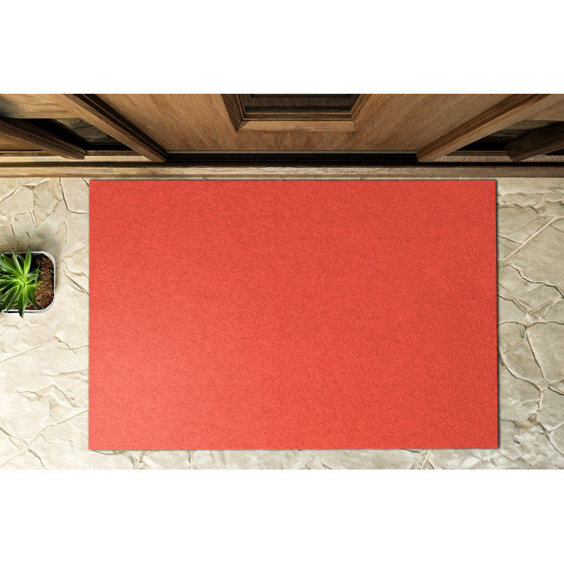 Non-Slip Outdoor Doormat, Dark Purple