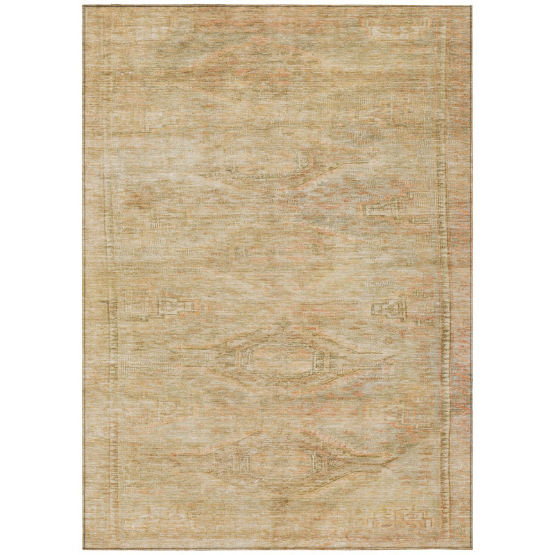 Tapis intérieur / extérieur lavable 5 pi x 8 pi Aztec