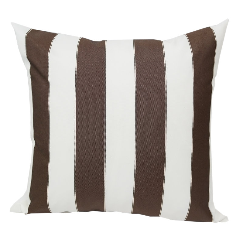 Outdoor Square Pillow Cover & Insert, 20" x 20", Light Gray
