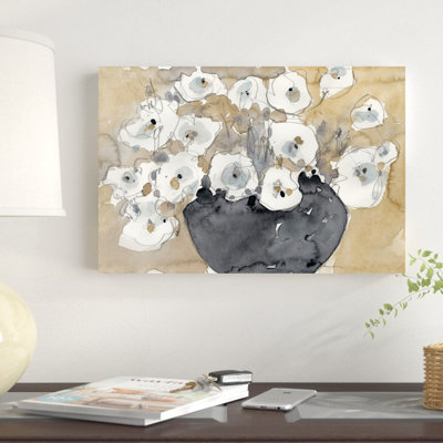 Une autre fleur blanche II par Samuel Dixon - Peinture