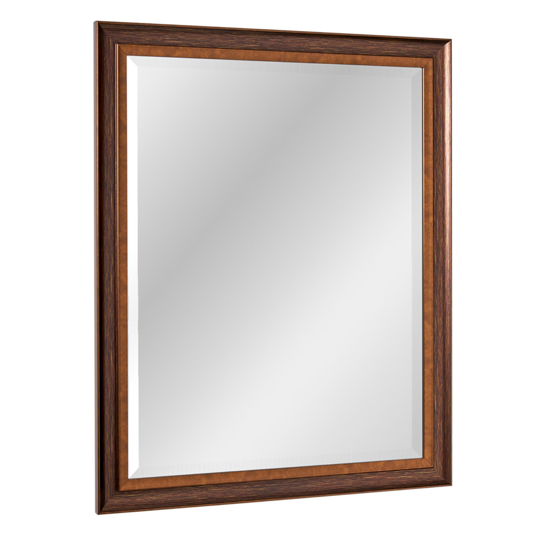 Midgegooroo Modern & Contemporary Polystyrene Frame Beveled Bathroom / Vanity Wall Mirror Alcott Hill® 