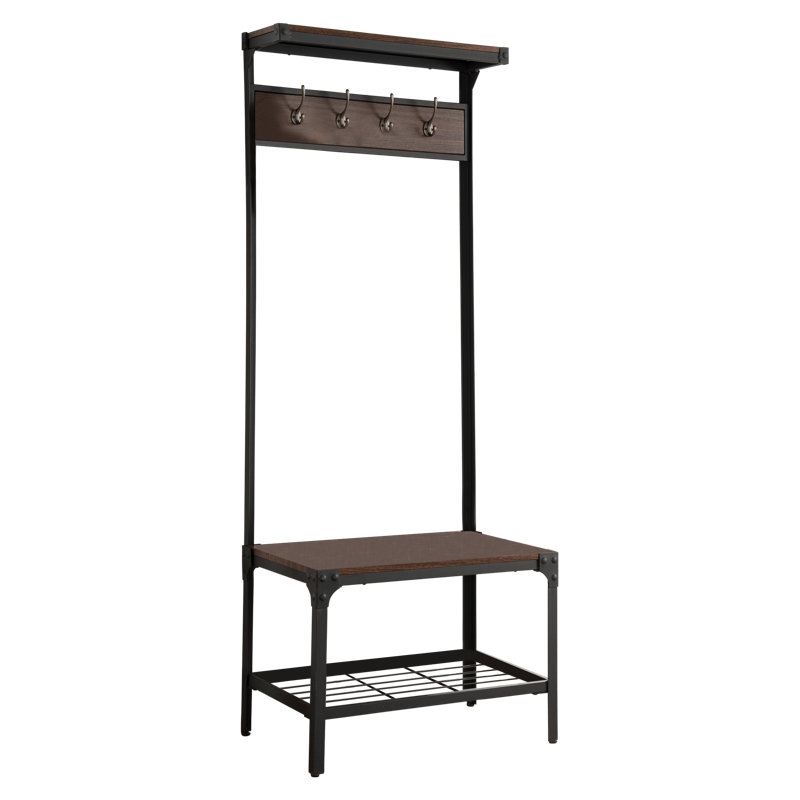Fishel Hall Tree with Bench and Shoe Storage