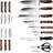 Wuyi Stainless Steel Assorted Knife Set