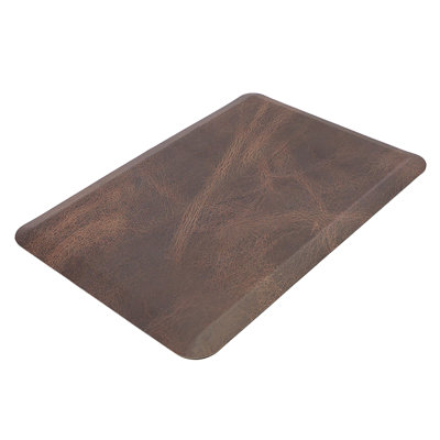Happy Feet Leather Anti-Fatigue Non-Skid Kitchen Mat