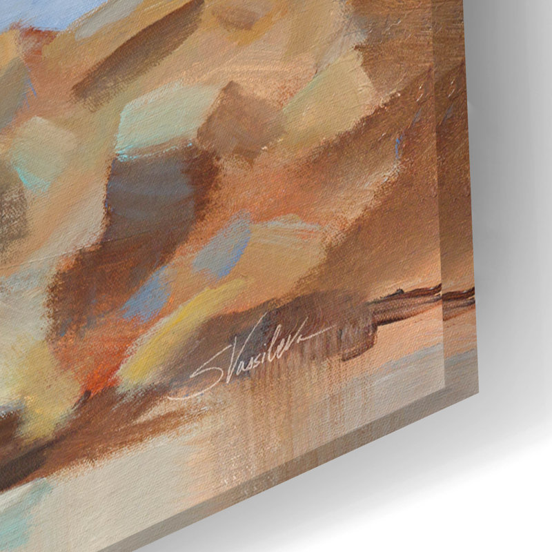  «Morning At Stone Beach» par Silvia Vassileva, art mural en verre acrylique, 24 po x 16 po, H 16 po x l 24 po