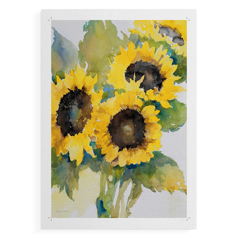 Sun Days II - Impression sur toile seulement - NON-CADRE, H 12 po x l 8 po