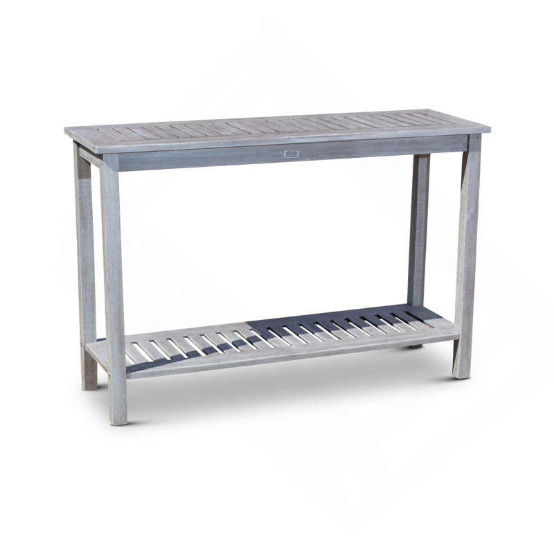 Console, gris argenté