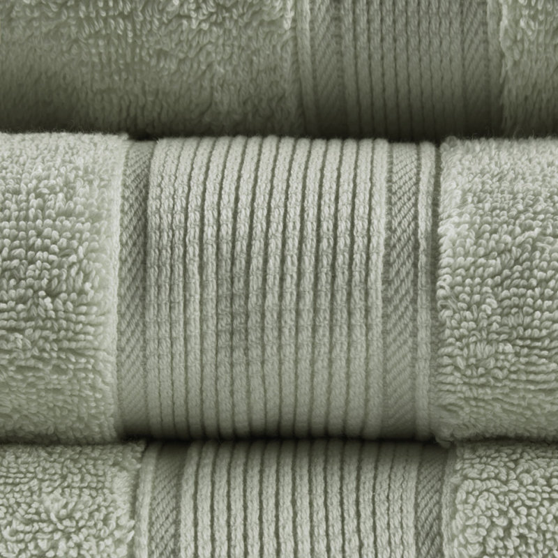 100% Cotton 8 Piece Antimicrobial Towel Set