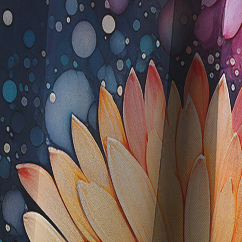 Eileen - Rideau Botanicals - Rideau occultant abstrait - 1 panneau, L 52 po x L 120 po