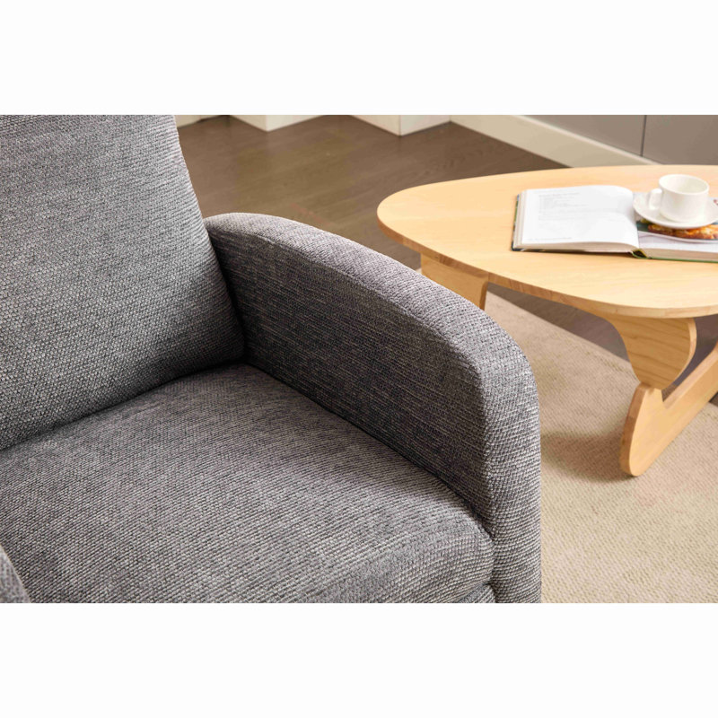 Chaise berçante Modern, Gris foncé