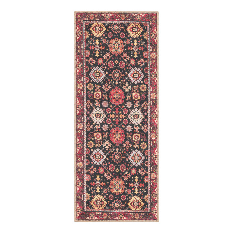 Bungalow Rose Esther Timeless Rug, Tapis de couloir 2 pi x 5 pi 1 po