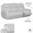 Rexine 86.5'' Upholstered Power Reclining Sofa
