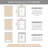 NICETOWN Door Curtains for Kitchen, Short Blackout Curtains , Self Adhesive Portable Window Cover for Front French Door, Adjustable Shade for Glass, 1 PC-2139572506-2139572504