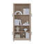 Bibliothèque avec 6 tablettes et portes à fermeture douce-2011841923