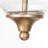 Kewaunee 3 - Light 12.6'' Glass Semi Flush Mount