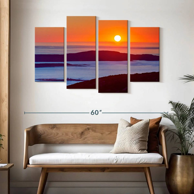 Gillard Perfect Acadia Sunrise, H 32 po x l 52 po